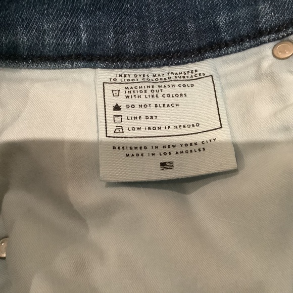 AYR The Pop Jeans, Straight Leg Frayed Hem, 30 Short - Picture 9 of 14